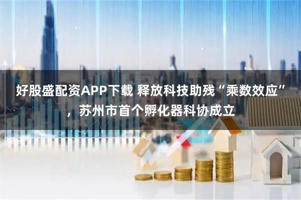 好股盛配资APP下载 释放科技助残“乘数效应”,苏州市首个孵化器科协成立