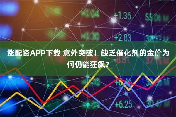 涨配资APP下载 意外突破!缺乏催化剂的金价为何仍能狂飙?